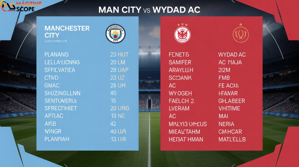 man city vs wydad ac lineups
