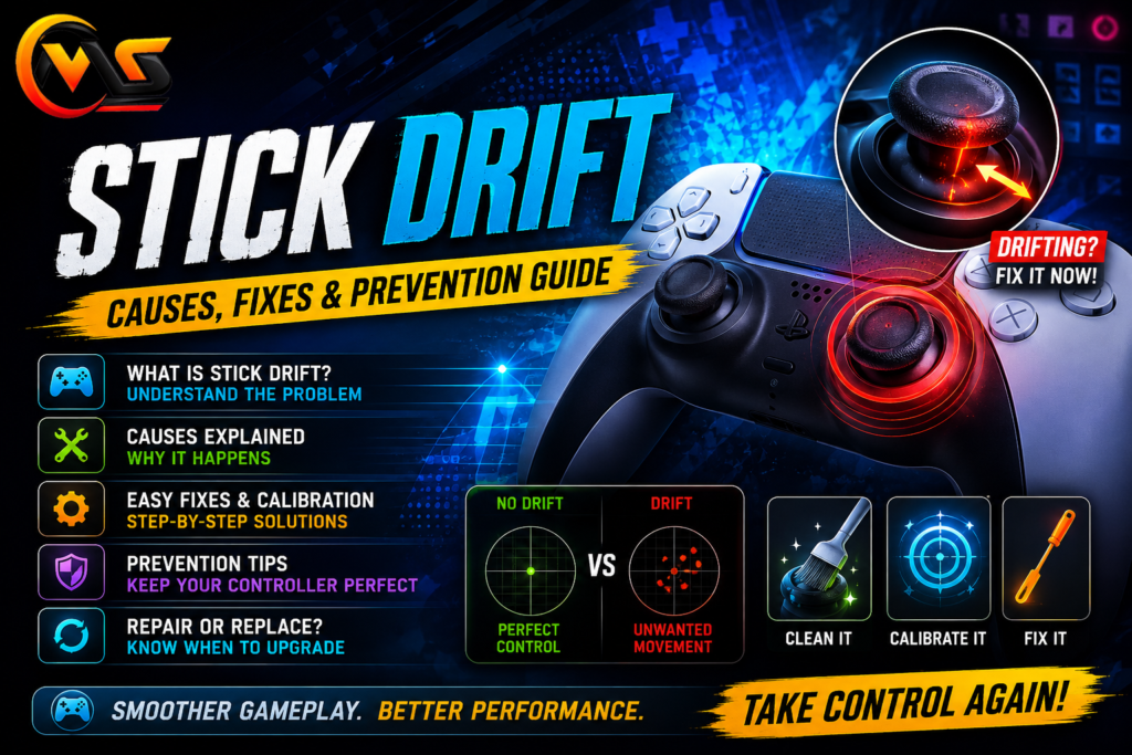 Stick Drift: Causes, Symptoms, Fixes, and Prevention Stick Drift