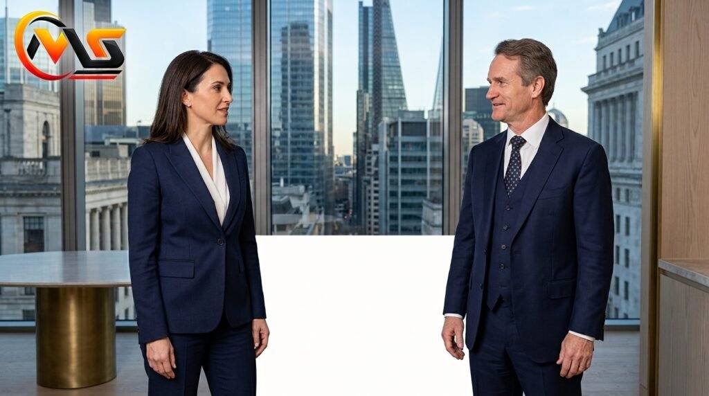 Phebe Novakovic and Brian Moynihan